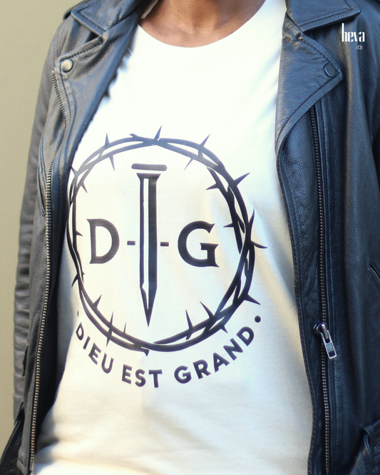 Esdras I Suprématie - T-shirt Beige DG - Dieu est Grand