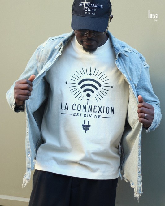 Esdras I Suprématie - T-shirt beige Connexion Divine