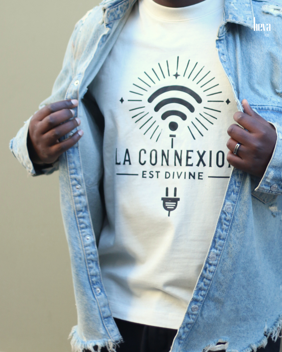 Esdras I Suprématie - T-shirt beige Connexion Divine