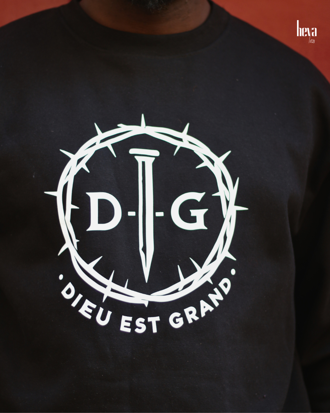 Esdras I Suprématie - Sweatshirt noir DG - Dieu est Grand