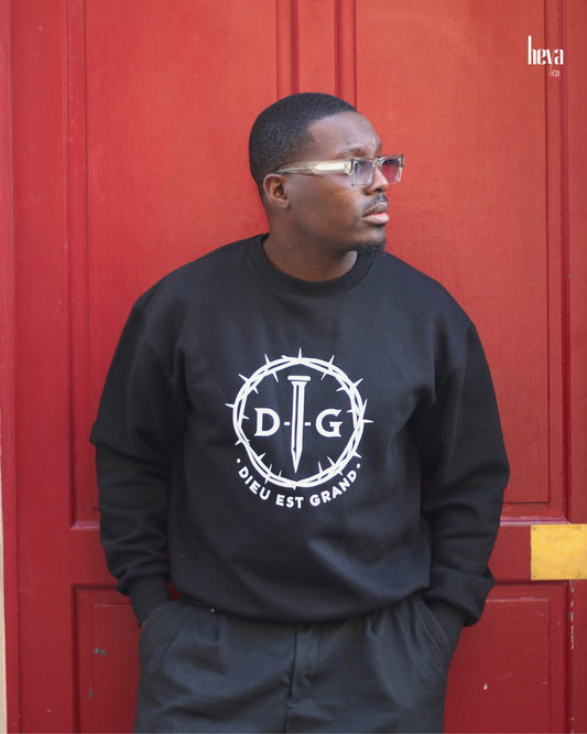 Esdras I Suprématie - Sweatshirt noir DG - Dieu est Grand