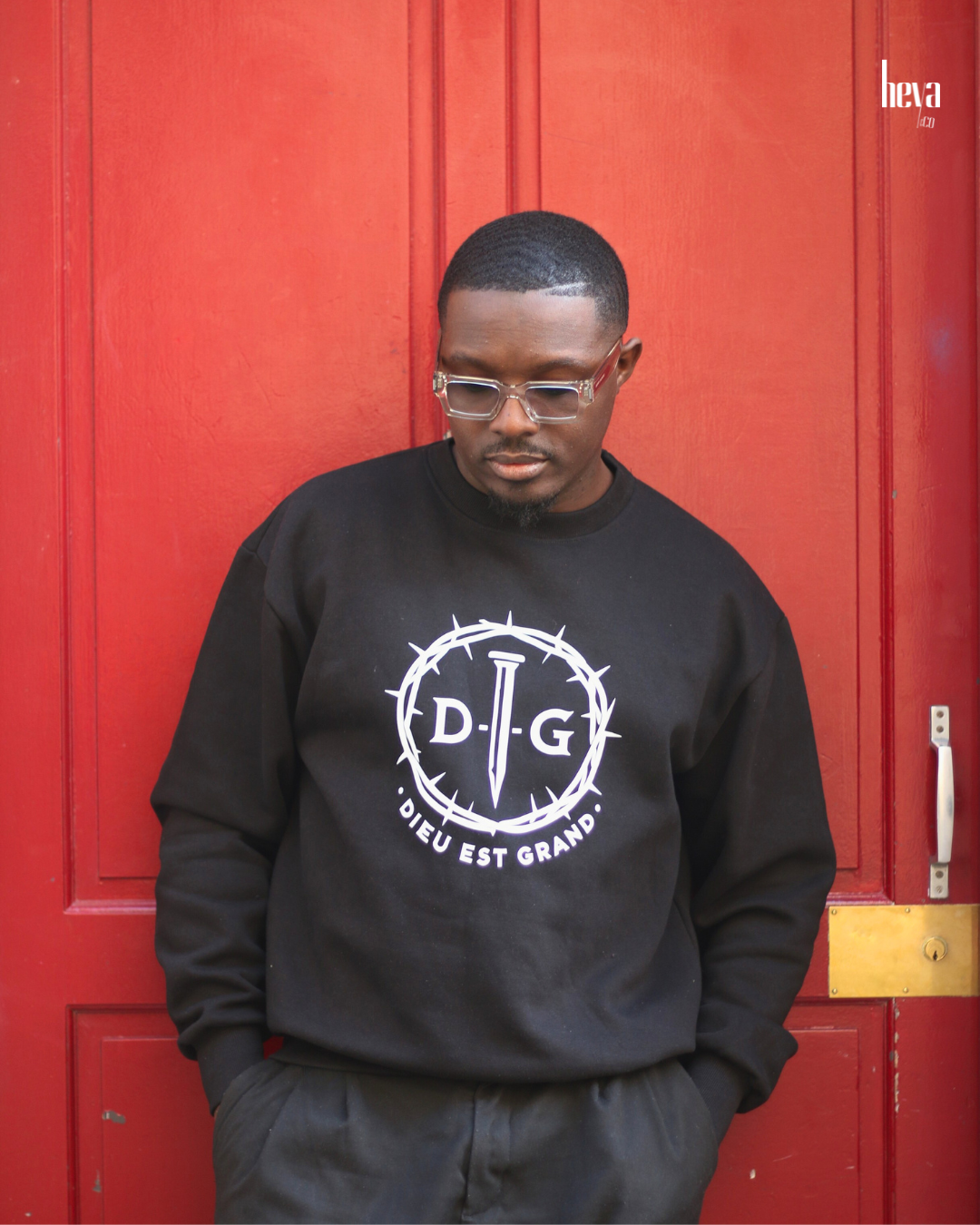 Esdras I Suprématie - Sweatshirt noir DG - Dieu est Grand