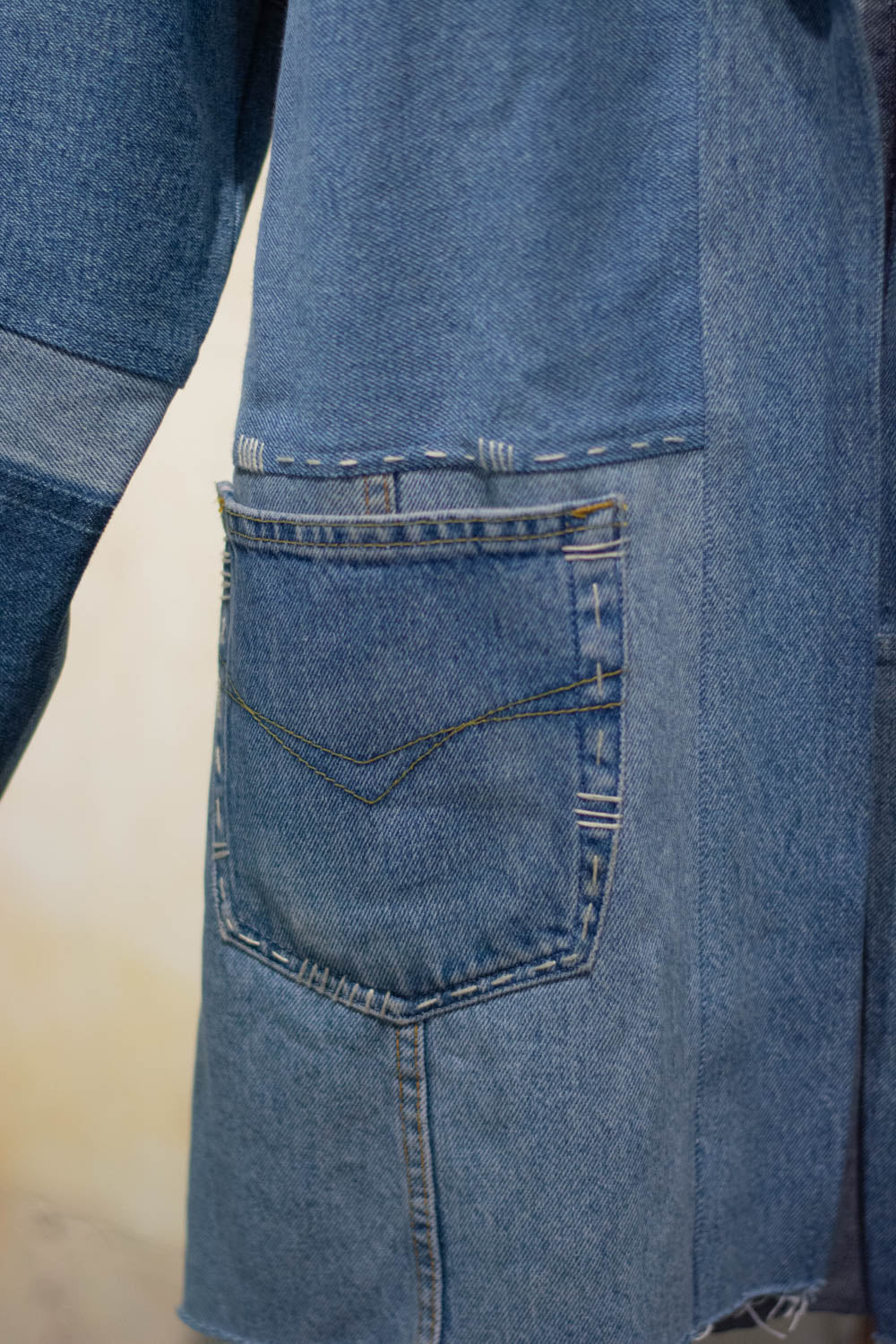 I saved the fish - Patchwork - Veste en Jean