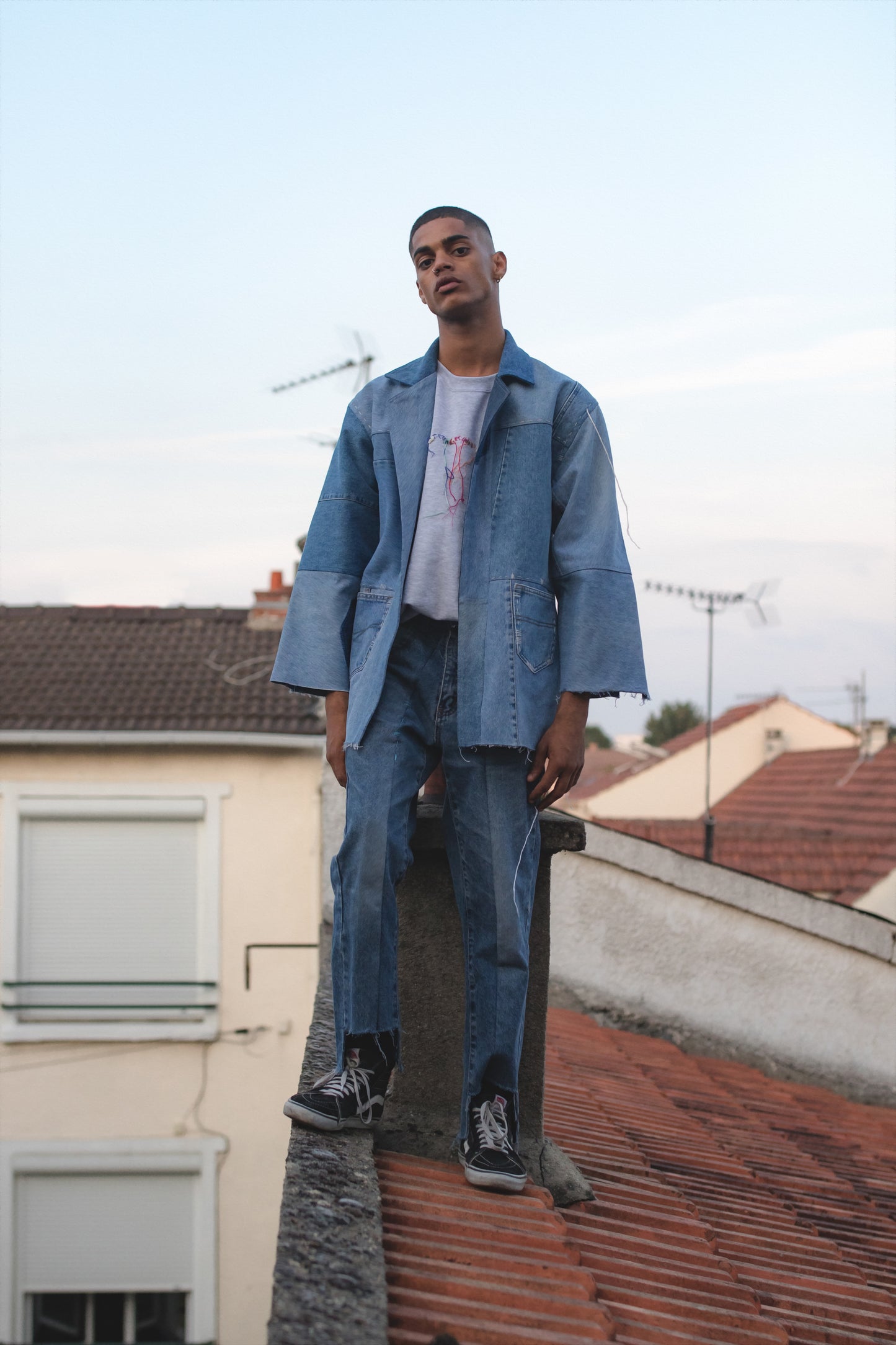 I saved the fish - Patchwork - Veste en Jean