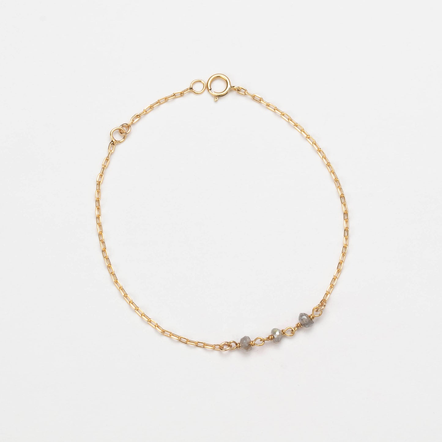 No Other Name - Bracelet Trois Pierres Précieuses