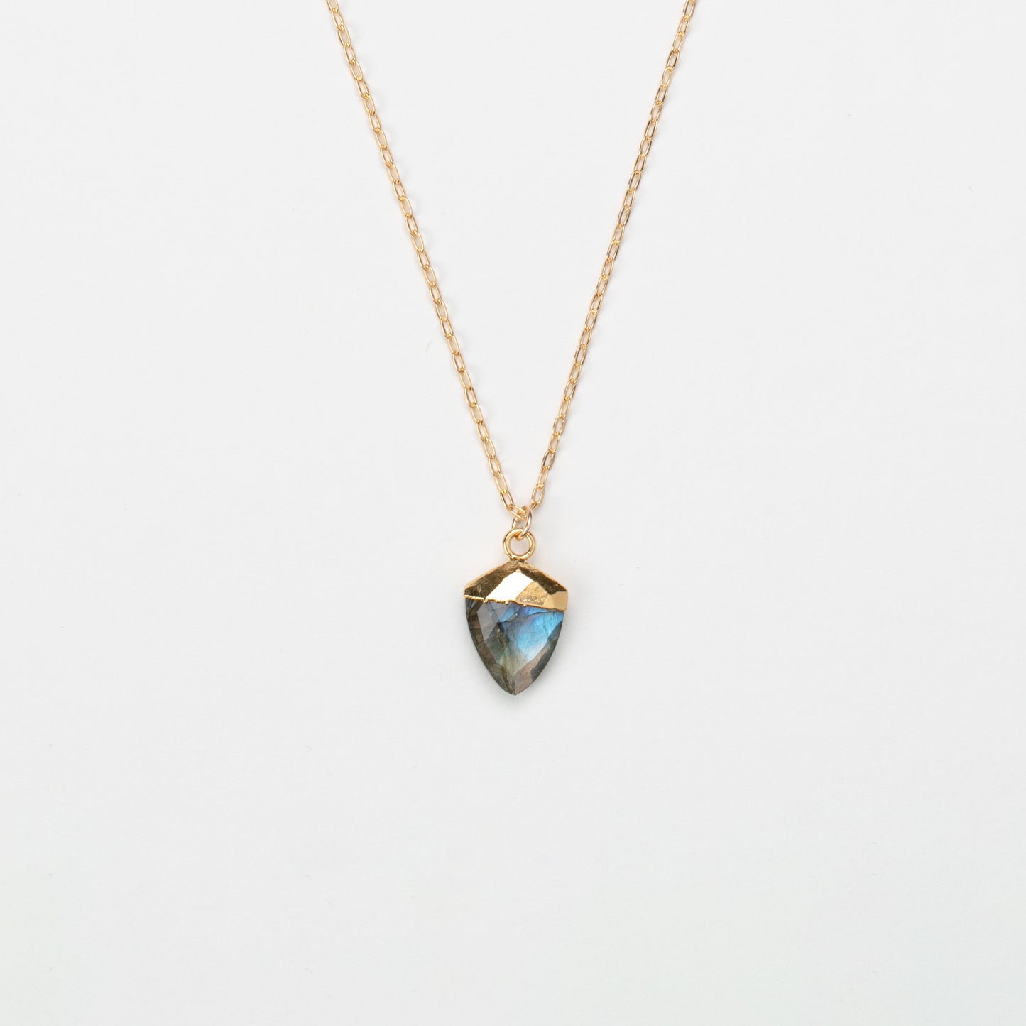No Other Name - Collier de pierre précieuse en forme châtaigne