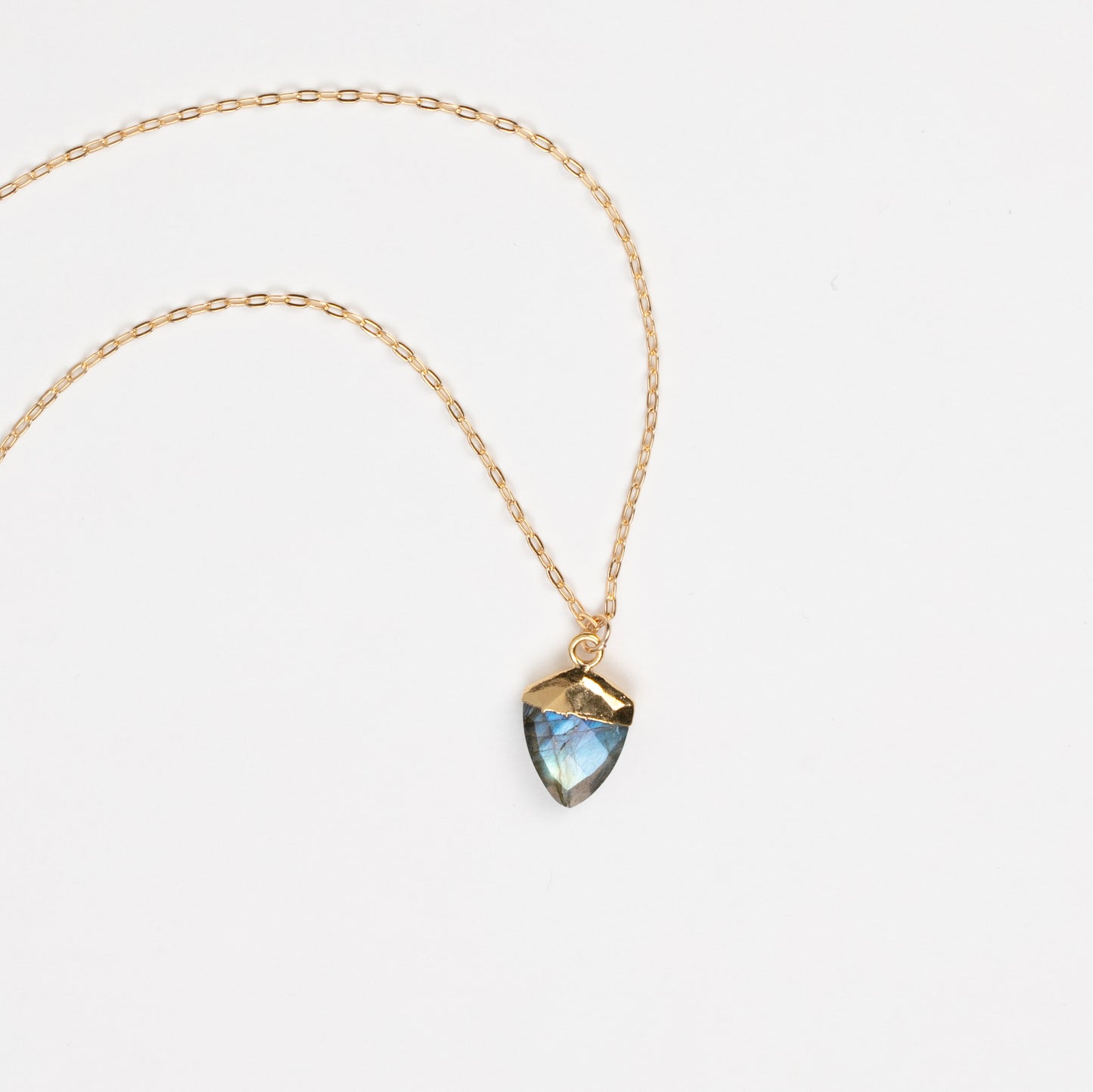 No Other Name - Collier de pierre précieuse en forme châtaigne