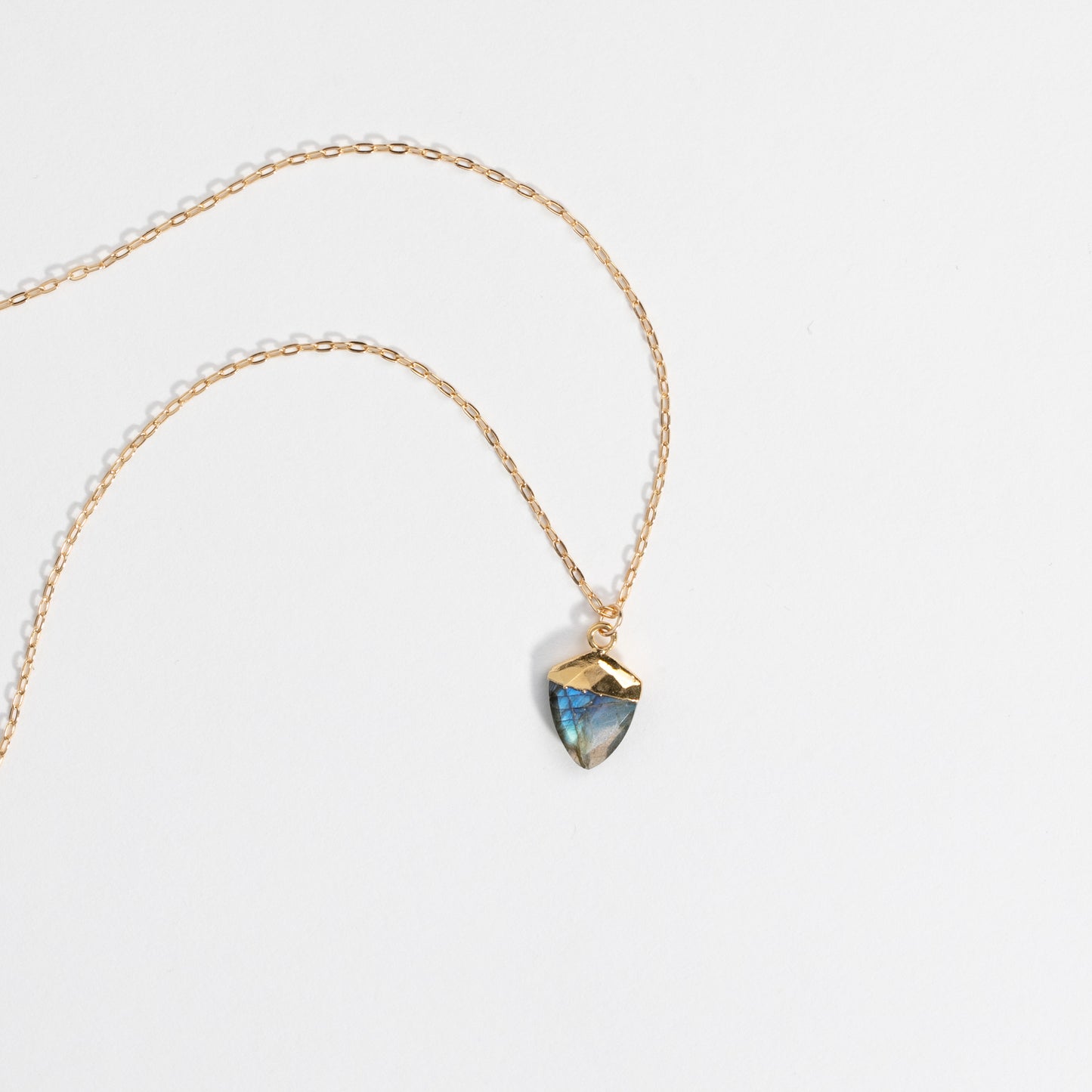 No Other Name - Collier de pierre précieuse en forme châtaigne