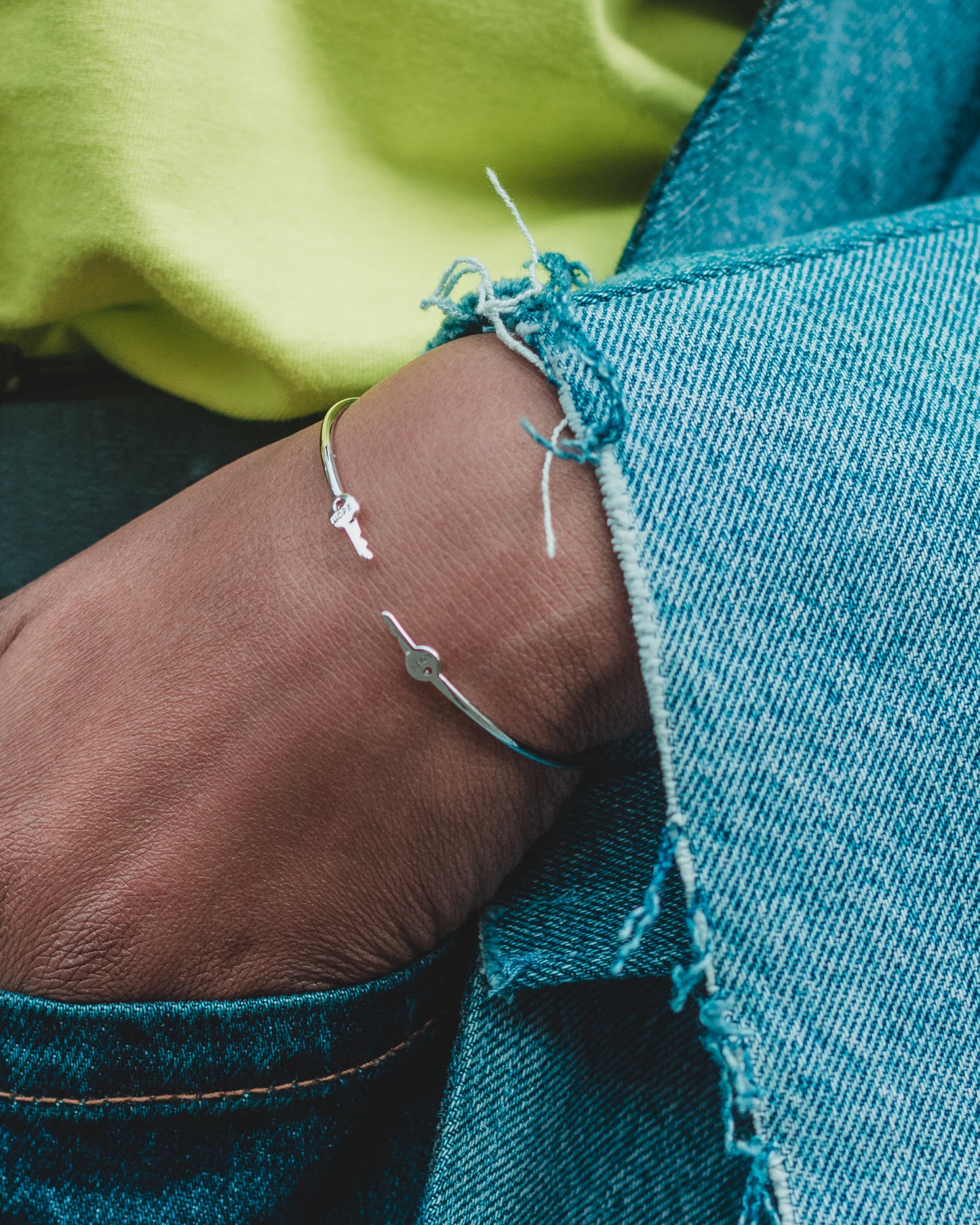 The Giving Keys - Bracelet double clés ajustable