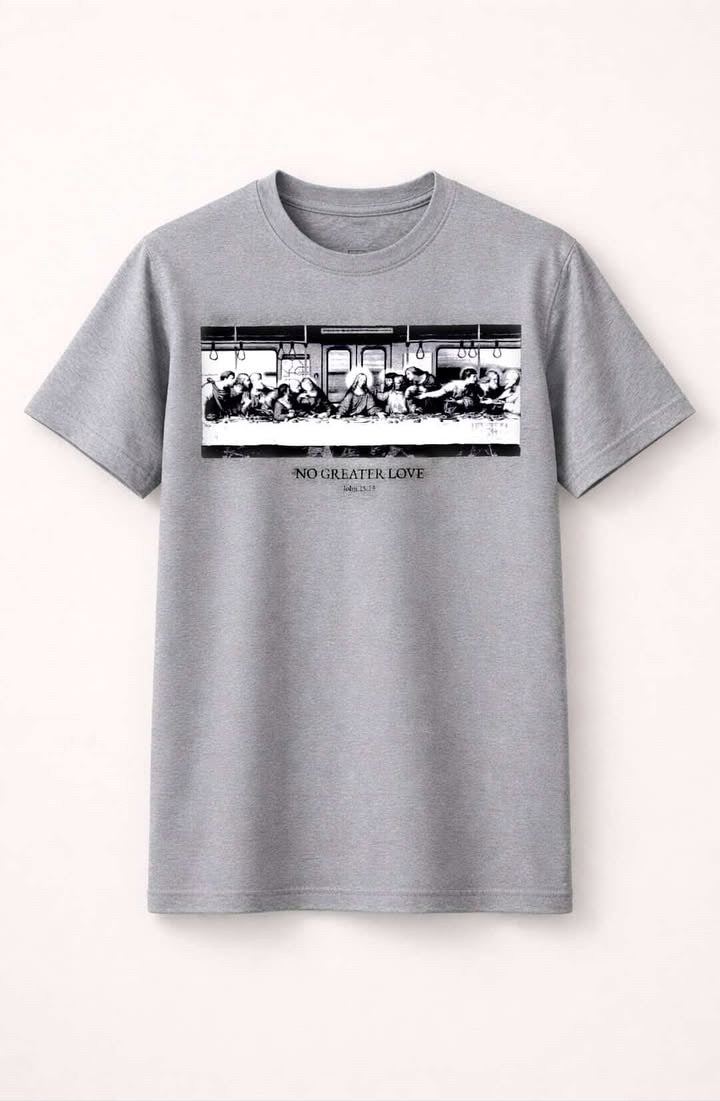 Last Supper Metro I Tee-shirt gris