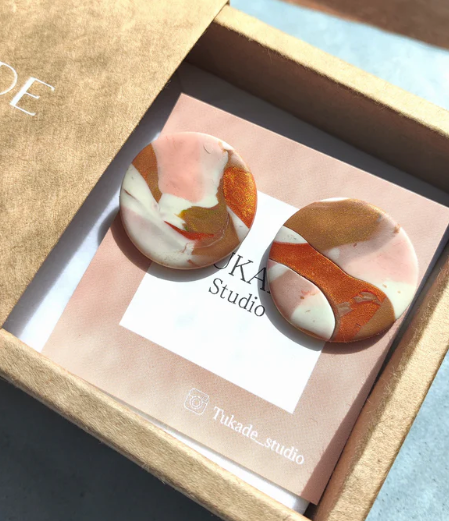 NOAH - Boucles d'oreilles circulaires dégradées