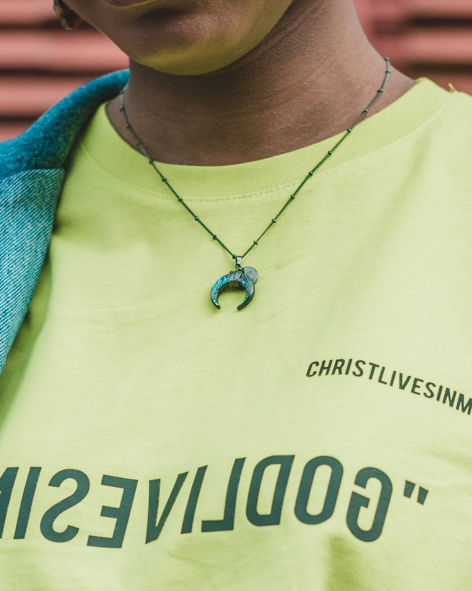 Christlivesinme - God lives in me - T-shirt jaune unisexe